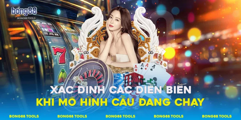 Xác định các diễn biến khi mô hình cầu đang chạy